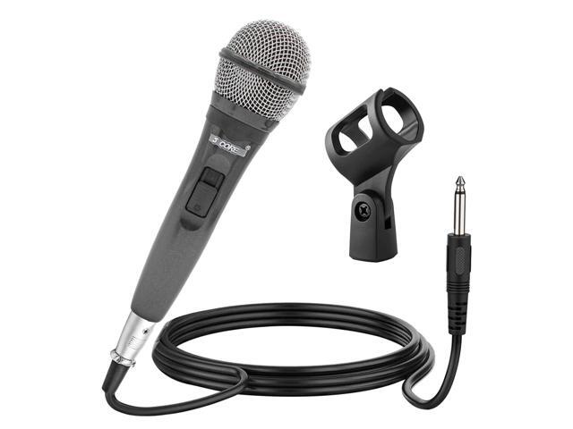 5 CORE Premium Vocal Dynamic Cardioid Handheld Microphone Unidirectional Mic with 16ft Detachable XLR Cable to ¼ inch Audio Jack and On/Off Switch...