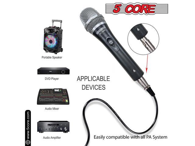 Microphone Professional Audio Dynamic Cardiod Karaoke Singing Dj Audio Hand held Wired Music 5 Core ND-7800x