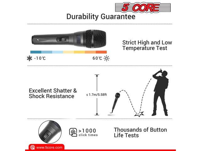 5 Core Professional Microphone Audio Dynamic Cardiod Karaoke Singing Wired Mic Music Recording Karaoke Microphone ND-32 ARMEX
