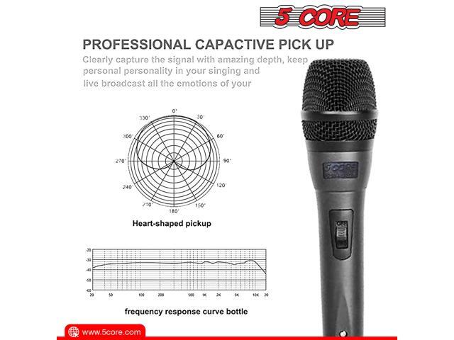 5 Core Professional Microphone Audio Dynamic Cardiod Karaoke Singing Wired Mic Music Recording Karaoke Microphone ND-32 ARMEX