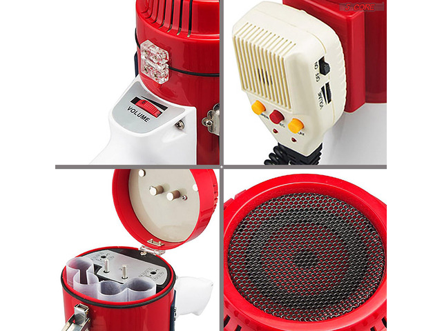 5Core Megaphone Speakers Pro Bullhorn Handheld Police Siren Voice Recording 77SF