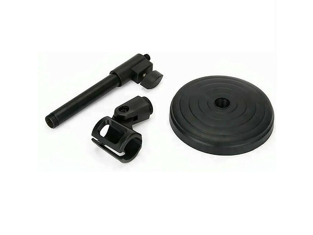 Desktop Microphone Stand Table Desk Mic Holder Stands Clip Holder Mount Clamp Round Base Podcast Recording 5Core MS RBS BOOM Ratings Best Deal