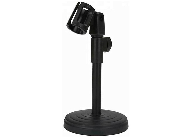 Desktop Microphone Stand Table Desk Mic Holder Stands Clip Holder Mount Clamp Round Base Podcast Recording 5Core MS RBS BOOM Ratings Best Deal