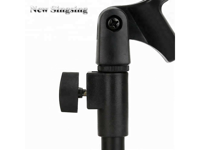 Desktop Microphone Stand Table Desk Mic Holder Stands Clip Holder Mount Clamp Round Base Podcast Recording 5Core MS RBS BOOM Ratings Best Deal