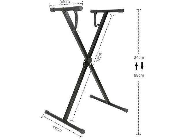 Keyboard Stand Extension Adapter X-Style Keyboard Stand With 2 tier 5Core KS 2T