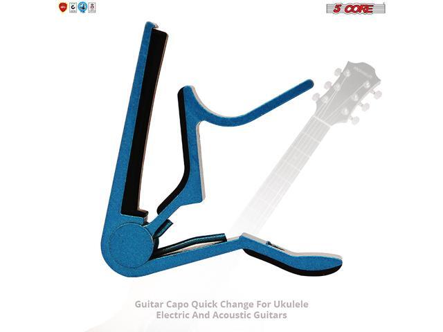 5 Core Guitar Capo Acoustic Clip Guitar String Instrument Clamp Fret Electric Guitar Accessories Kapo Guitar Neck CAPO BLUE