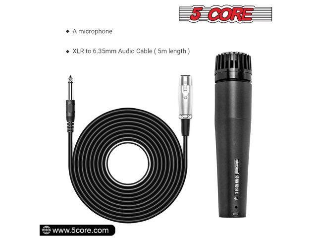 5Core Microphone Professional Audio Dynamic Cardiod Karaoke Singing Wired ND-57X