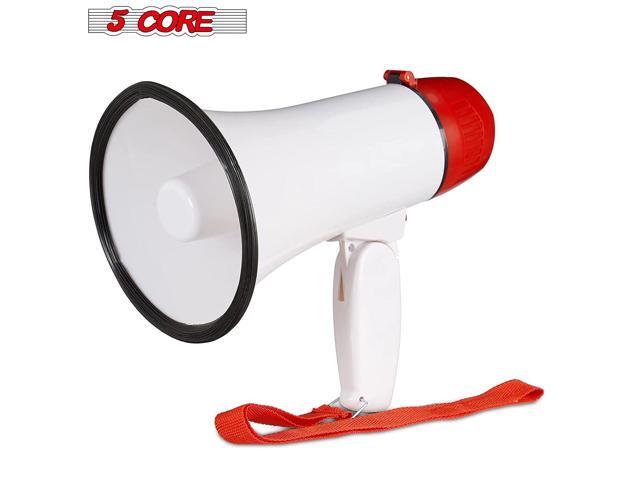 Megaphone Speakers Blow Horn Pro Loud Speaker Bullhorn Handheld Siren Voice Recording 6R