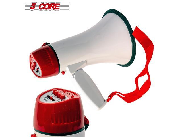 Megaphone Speakers Blow Horn Pro Loud Speaker Bullhorn Handheld Siren Voice Recording 6R