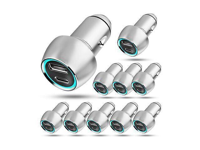 Products 5Core 12V Car USB Fast Charger USB-C Dual Port Adapter For IPhone; Samsung; CDKC12