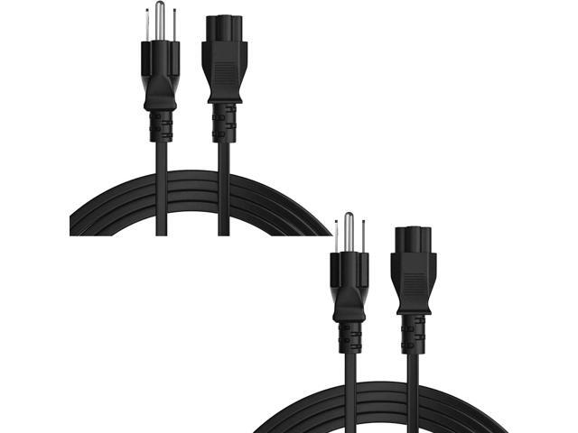 5 Core Replacement UL Listed AC Wall Power Cord 10 Feet 3 Prong Universal AC Cable for LG TV Dell HP Asus Toshiba Lenovo Acer Samsung Laptop...