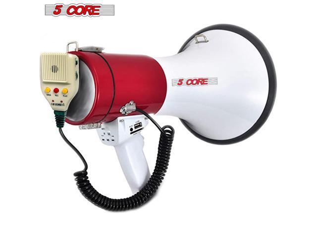 Megaphone Speakers Blow Horn Pro Sports Event Bull Loud Cheer Speaker Recording 66SF 5 Core