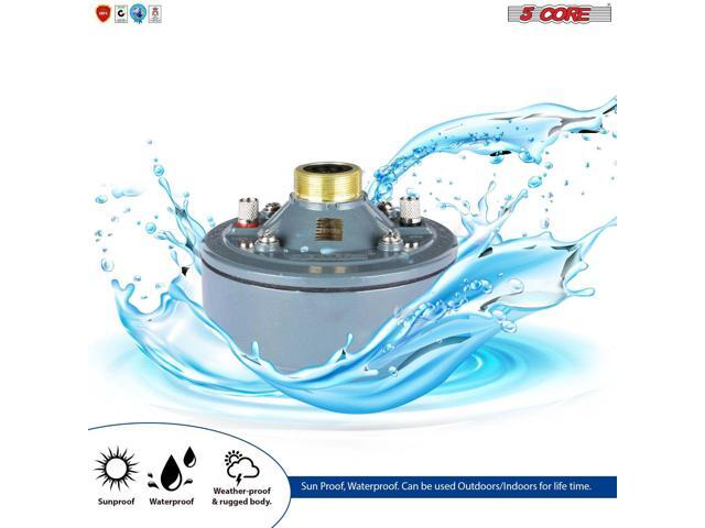 Compression Horn Tweeter Driver Unit Screw-On Speaker 8 ohms High Frequency 5 Core DU 60WRatings Online