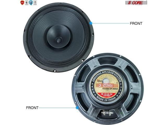 5Core 12' Guitar Amplifier Speaker Universal Replacement Wired 1200W Max 8 Cone FR-12120DC GTR