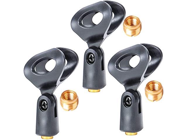 3-Pack Large Microphone Clips for all Handheld 5 Core MC 03 3PCS