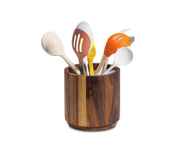 Kalmar Home Rotating Lazy Susan Utensil Holder