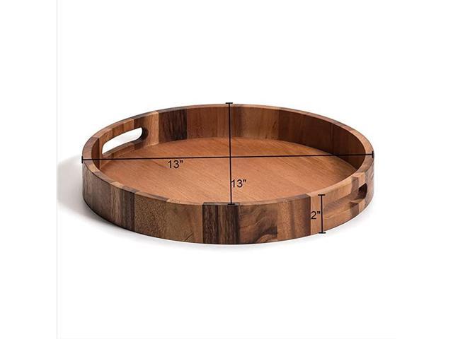 Kalmar Home Medium Round Serving Tray -13'