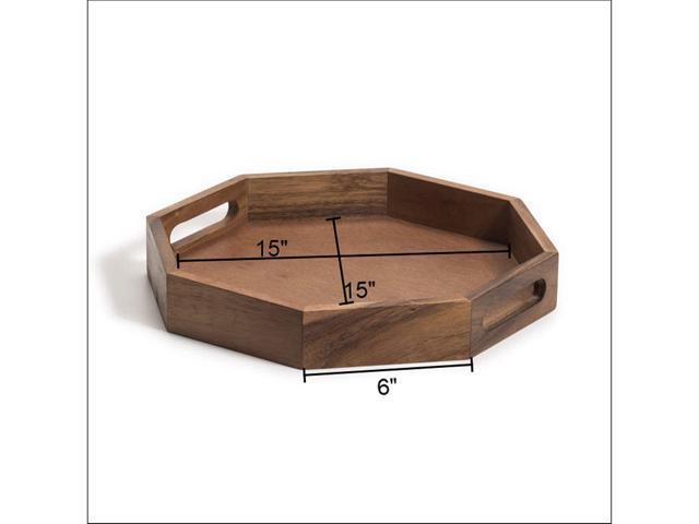 Kalmar Home Large Octagon Serving Tray - 15'