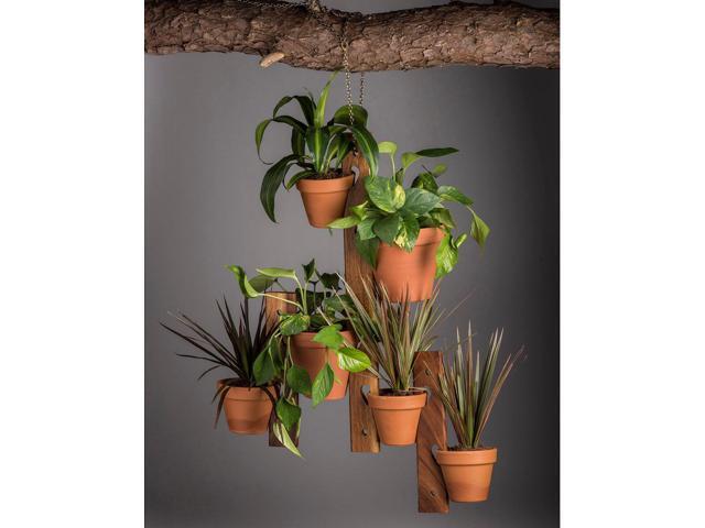 Kalmar Home 6 Pot Hanging Plant Holder - 3 piece set