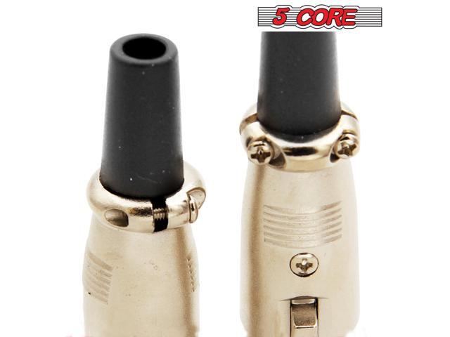 3 Pin XLR Male Female Microphone Audio Cable Connector Solder Snake Plug Mic XLR Adapter Connectors Pair 5 Core XLR 1 Pair