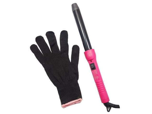Proliss The Twister - 25mm Tourmaline-Infused Ceramic Pro Curling Wand - Pink