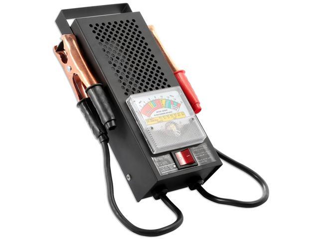Battery Load Tester 6-12V 100A with Copper Clips and Handle for Auto Repair - Black - One Size