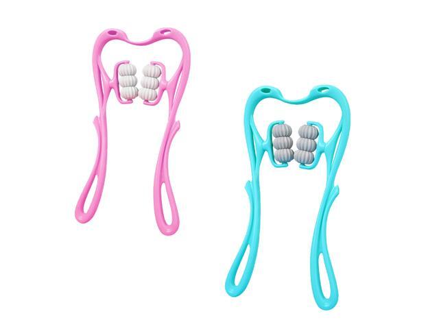 Fresh Fab Finds Neck Roller Massager 6 Balls Trigger Point - Blue - One size