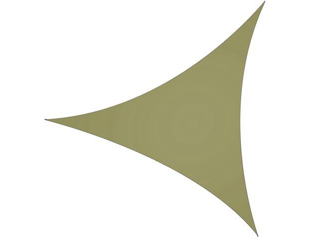 Fresh Fab Finds Triangle Shade Sail Patio Cover Awning for Outdoor Playground - Army Green - 13in
