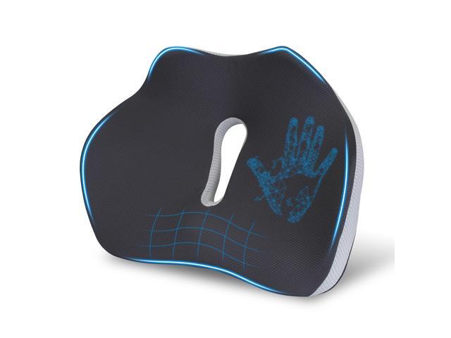 Fresh Fab Finds Memory Foam Seat Cushion Pain Relief w/ Washable Cover - Gray - One size