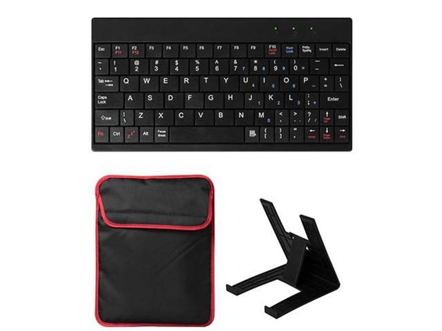 Fresh Fab Finds Tablet Sleeve w/ Keyboard for Under 10in Tablets - Black - One size
