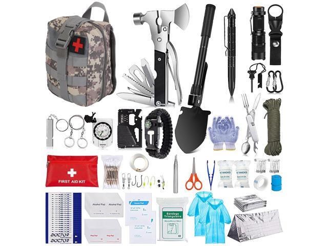 Fresh Fab Finds 125Pcs Professional Emergency Survival & First Aid Kit for Outdoors - Multi - One size