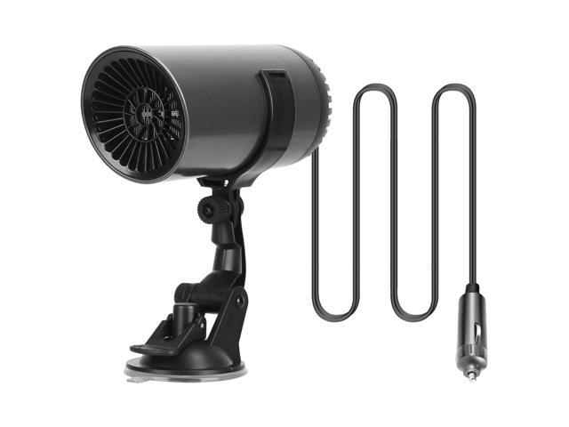 Fresh Fab Finds 24V 150W Car Heater & Cooling Fan 2-in-1 Demister w/ 4.92ft Cord - Black - 24V