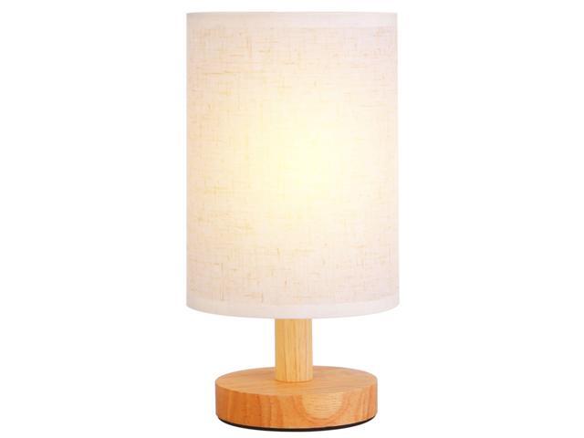 Fresh Fab Finds Bedside Lantern Lamp w/ Warm Light, USB Plug, 32.48in Cord for Nightstand - Wood - One size