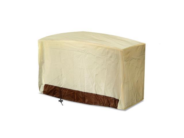 Fresh Fab Finds 210D Waterproof BBQ Grill Cover Windproof Dustproof - Brown - 70 in