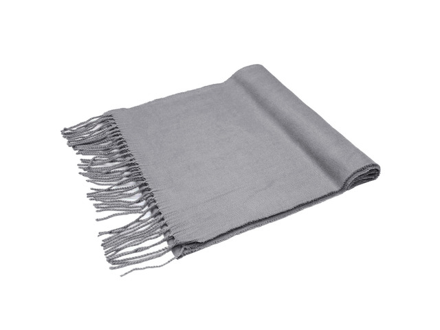 Fresh Fab Finds Oversize Cashmere Wool Shawl Wrap Blanket Winter Solid Scarf Pashmina 79x28in - Grey One size