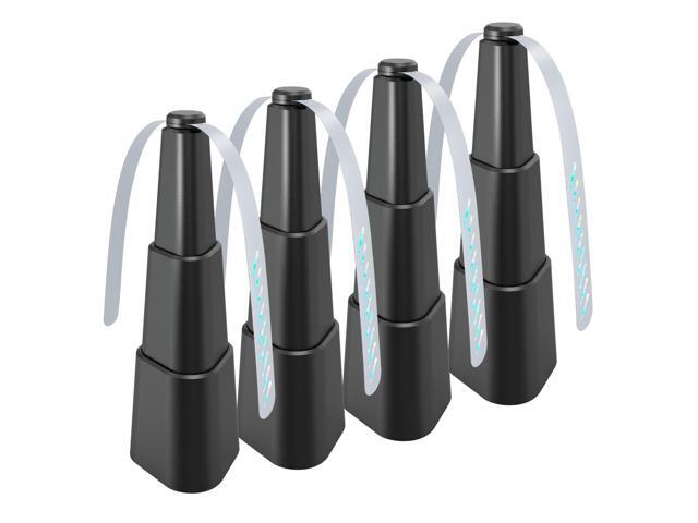 Fresh Fab Finds 4Pcs Battery Fly Repellent Fans Tabletop or Hanging for Party BBQ Picnic Camping - Black