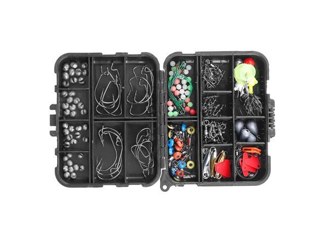 Fresh Fab Finds 188Pcs Fishing Accessory Kit w/ Hooks Weights Lures Tackle Box - Multi - One size