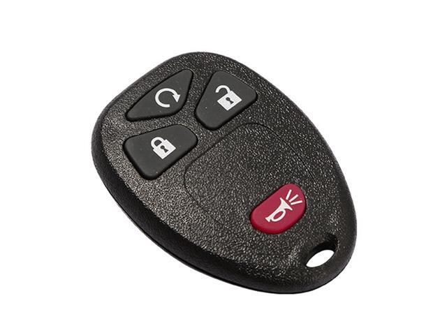 Fresh Fab Finds 2 Keyless Entry Car Key Remote Key Fob Case Button Pad Replacement for OUC60270 - Black - One size