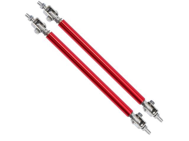 Fresh Fab Finds 2Pcs Splitter Rod Front Bumper Lip Rod Strut Adjustable Lip Spoiler Tie Support Rods 150mm-200mm - Black - One size