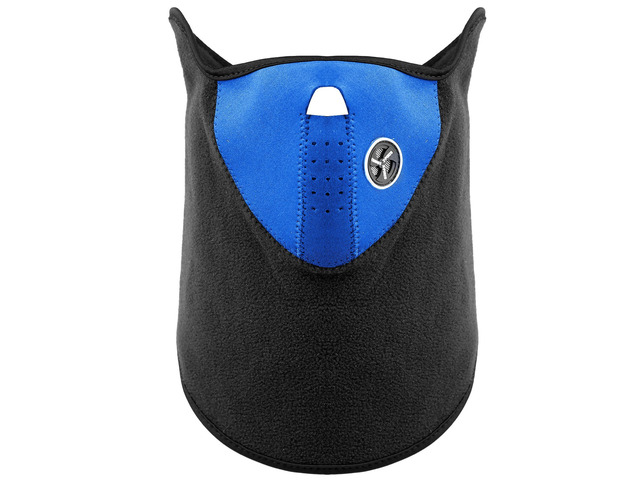 Fresh Fab Finds Half Face Mask Breathable Windproof Dustproof Neck Warmer for Bike Motorcycle Racing - Blue - One size