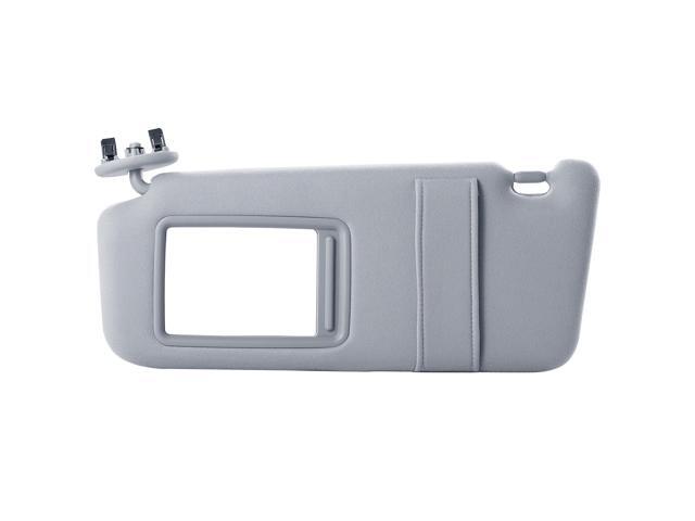 Fresh Fab Finds Auto Sun Visor Left Driver Side Car Sun Visor Fits 2007-2011 Toyota Camry without Sunroof Vanity Light - Gray - One size