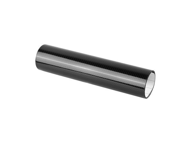 Fresh Fab Finds Black 7D Carbon Fiber Car Wrap High Gloss Vinyl Wrap Film Roll Bubble Free Air Release for Cars Laptops Phones - Black - 12in