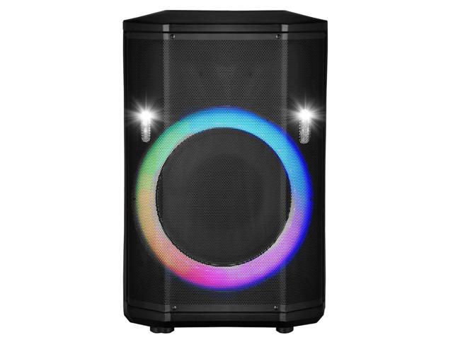 Supersonic IQ Sound 15-Inch Portable BT Speaker with Tiltable Audio Enhancement - Black
