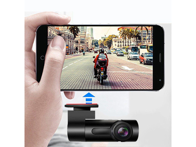 Vista Car Dash Cam with Wifi and App - Black