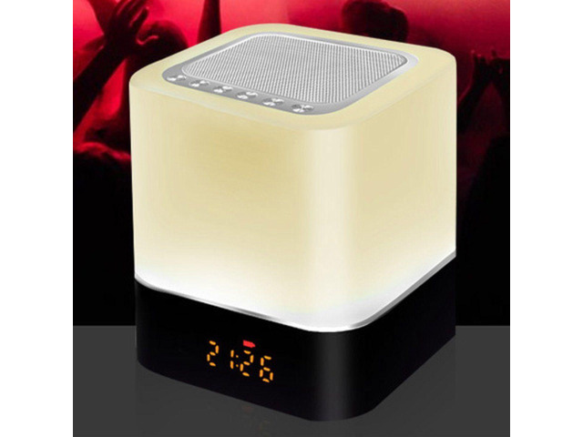 Vista Sweet Dreams Speakers In 7 Changeable Mood Color Touch Lamp+ Phone Charger - Warm White