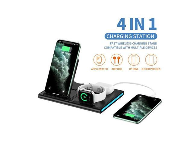Magnetic Power Tiles 4 In 1 Wireless Charging Station - White