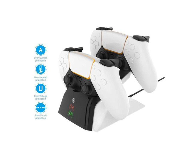 Quick And Easy PS5 Game Charger - Black