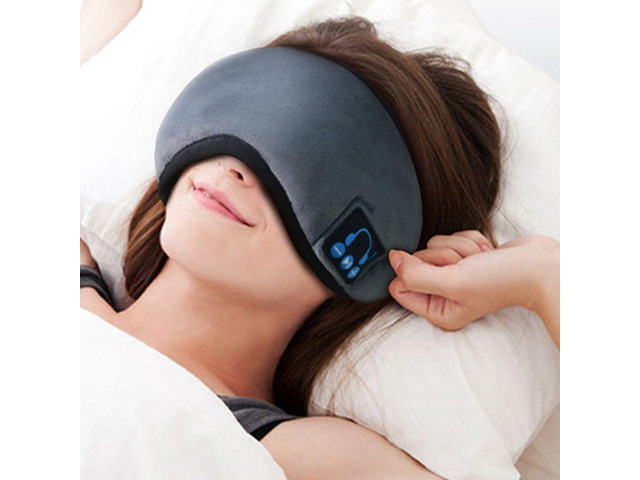 Vista EZ Sleep Eye Blind Fold with Bluetooth Music - GRAY