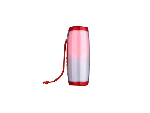 Vista Rainbow LED Bluetooth Speakers In Vibrant Colors - Red