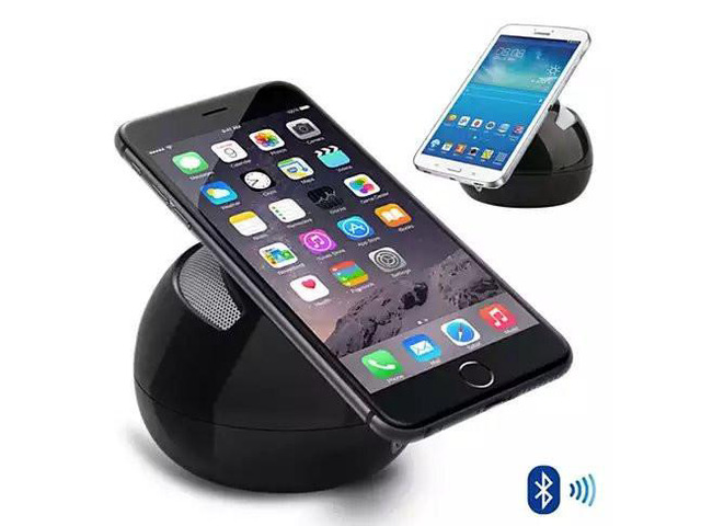 Vista Portable Stand And Bluetooth Speaker For Your Smartphone - Blue